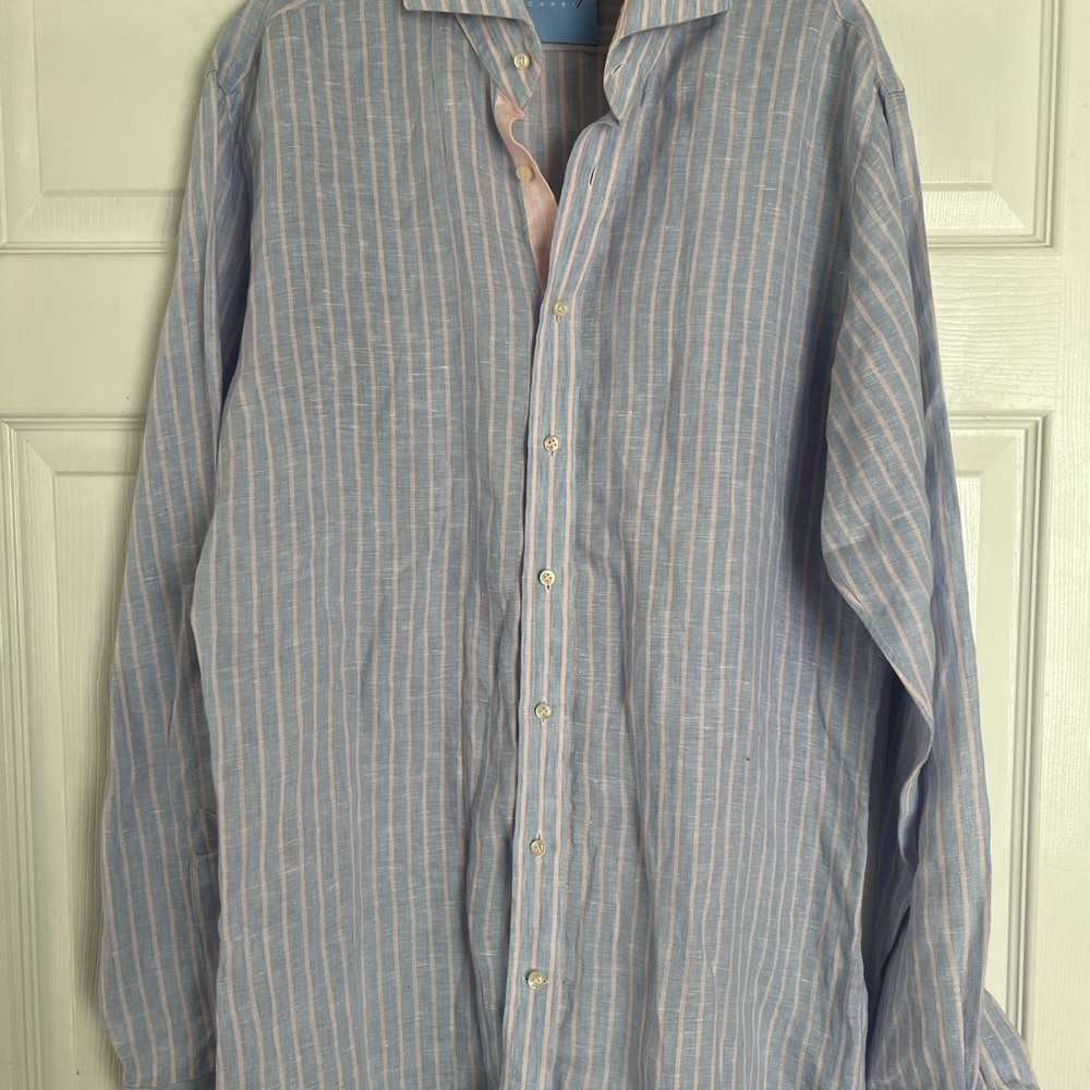 Nikky New York Italian Linen Shirt Sz L